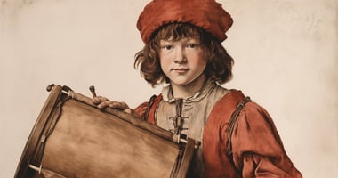 ein kleiner trommler im stil von albrecht dürer