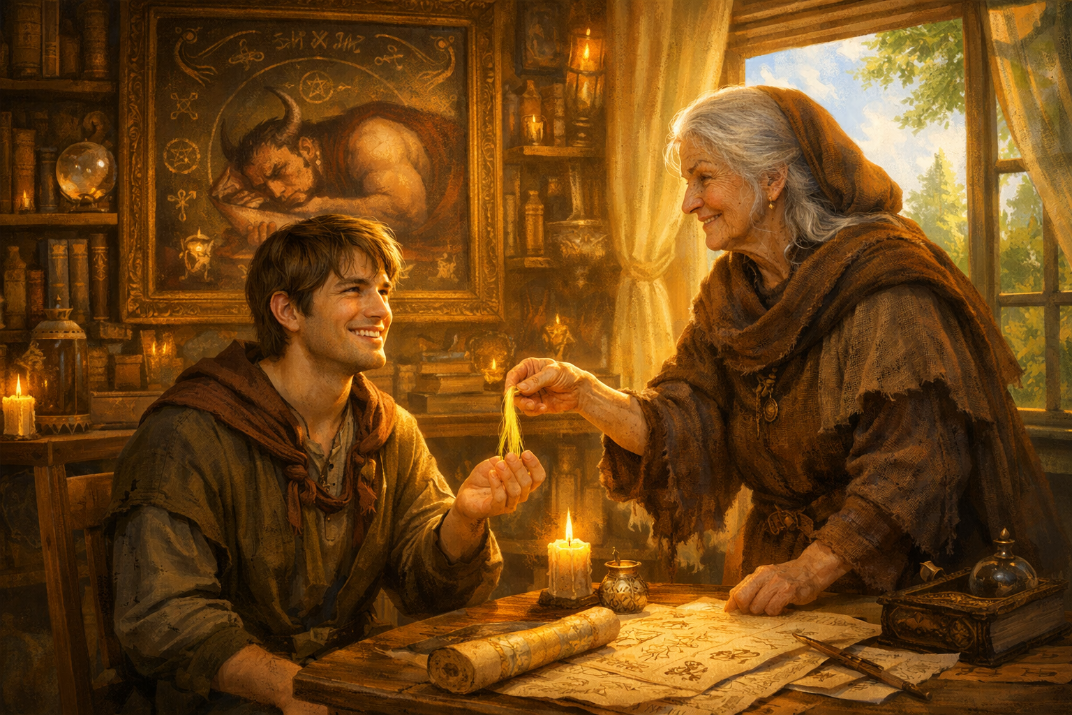 Der Teufel mit den drei goldenen Haaren